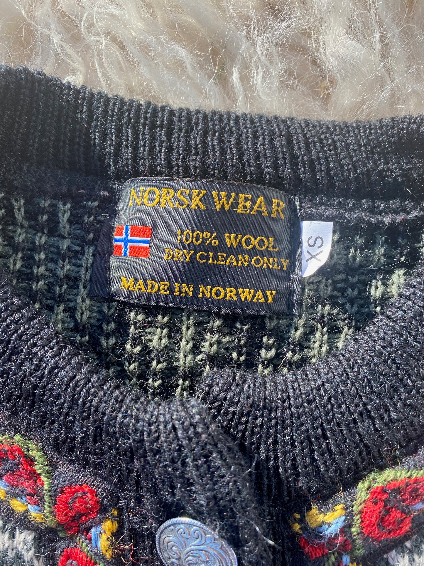 100% Wool Norskwear Cardigan